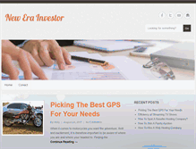 Tablet Screenshot of newerainvestor.com